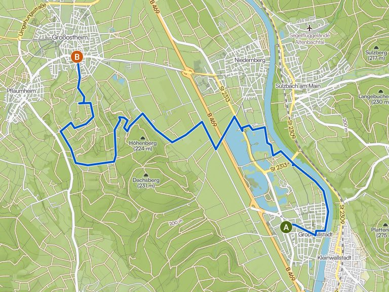 Etappe 1: Von Großwallstadt nach Großostheim – Fränkischer Rotwein ...
